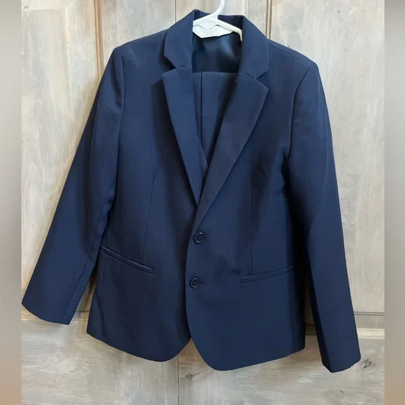 Classic Navy Blazer Three Piece Suit - Picture 1 of 6
